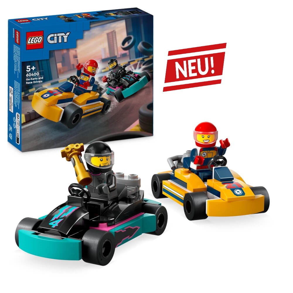 LEGO City Go-Karts mit Rennfahrern