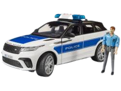 RangeRover Velar Polizeifahrzeug und Polizist