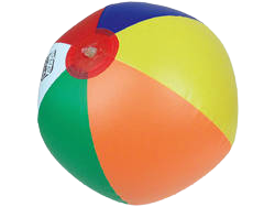 Strandball 33cm tricolor