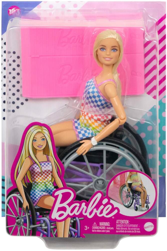 Mattel HJT13 Barbie Fashionistas + Wheelchair - Checkers