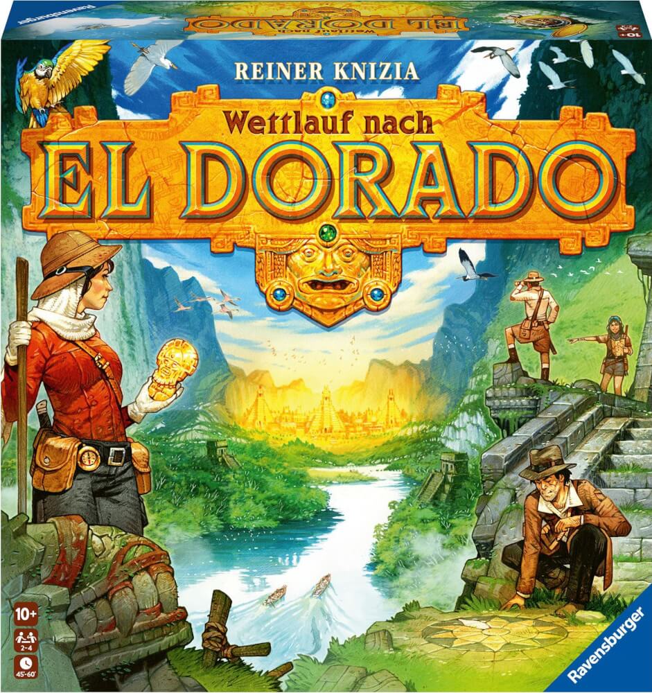 Wettlauf nach El Dorado '23, Strategiespiel, Spiel für Erwachsene und Kinder