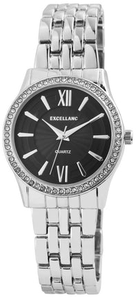 Excellanc Damenuhr mit Metallband
