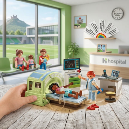 Playmobil MRT mit Patient