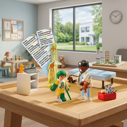 Playmobil Kinderarzt mit Teddybär