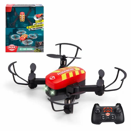 Dickie TOYS Ferngesteuerte Drohne Fire Drone 1:60 rot 12cm