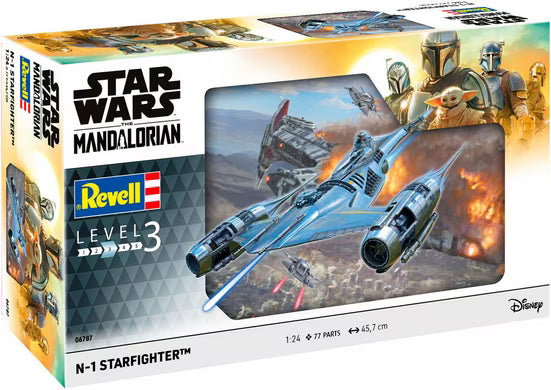 Revell Modellbausatz Star Wars – N1 Starfighter The Mandalorian 1:24 – 77-tlg.
