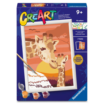 CreArt Giraffe mit Jungtier