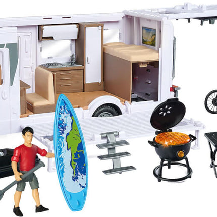 DICKIE TOYS Camper-Set Hymer Camping Van 30cm