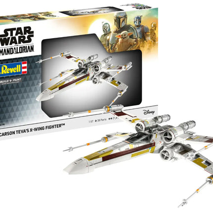 Revell Modellbausatz Star Wars – The Mandalorian: X-Wing von Carson Teva 1:57 – 38-tlg.