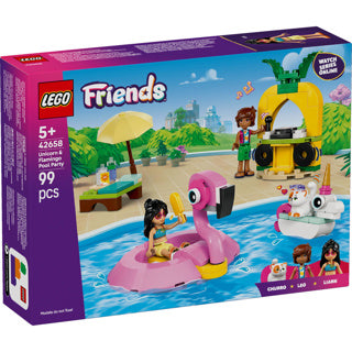LEGO Friends 42658 Pool-Party Mit Flamingo Und Einhorn