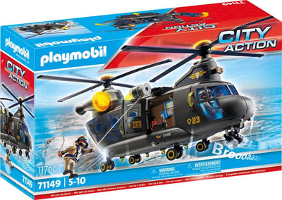 playmobil CITY ACTION SWAT Rettungshelikopter