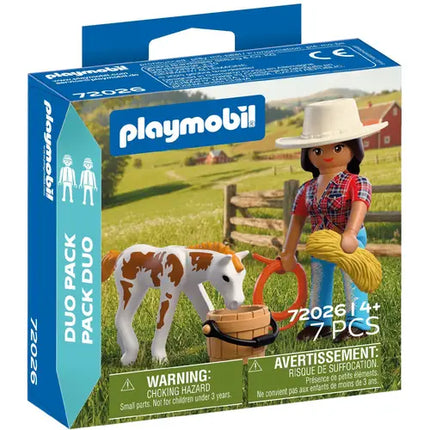 Playmobil Reiterin mit Fohlen
