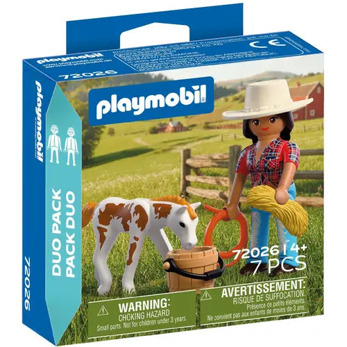 Playmobil Reiterin mit Fohlen
