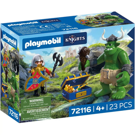 Playmobil Troll mit Löwenritterschatz