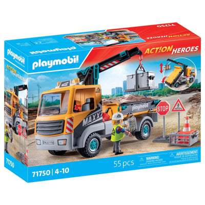 Playmobil 71750 Lastwagen Mit Kran