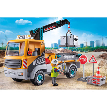 Playmobil 71750 Lastwagen Mit Kran