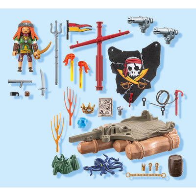 Playmobil 71794 Piratenfloß Mit Schatz