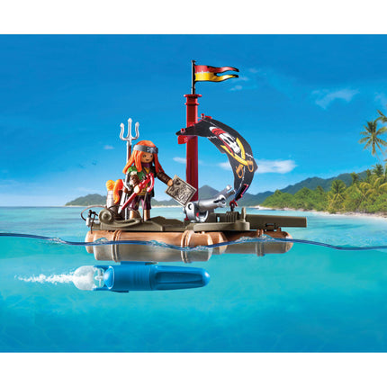 Playmobil 71794 Piratenfloß Mit Schatz