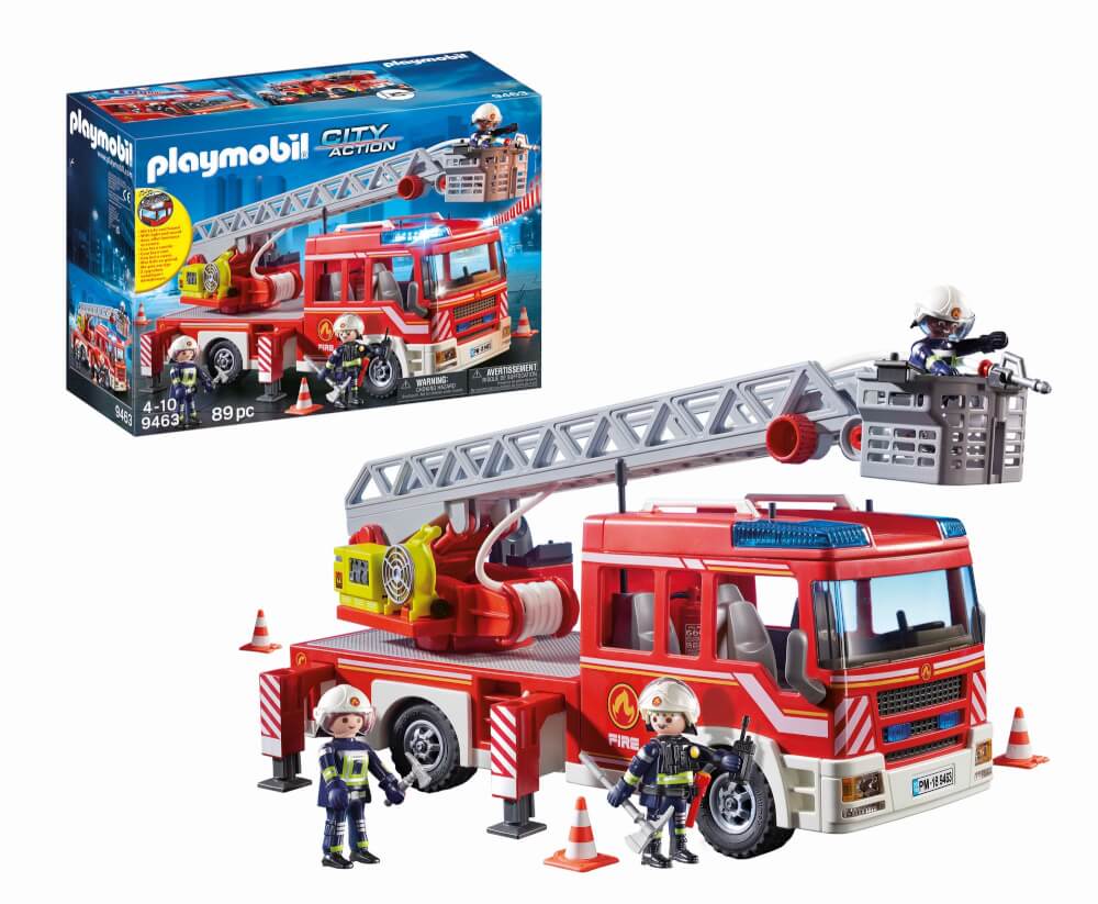 PLAYMOBIL 9463 Feuerwehr-Leiterfahrzeug