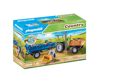 playmobil Country Traktor mit Hänger