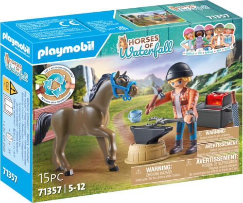 Playmobil Hufschmied Ben und Achilles