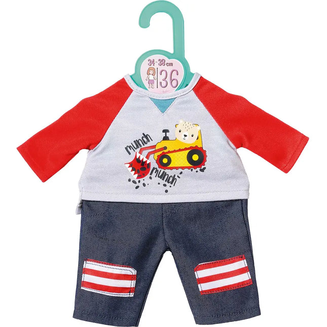 Zapf Dolly Moda Hose & Sweatshirt,Gr.36cm