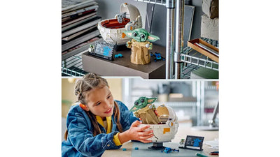 LEGO STAR WARS Grogu in seiner Repulsorwiege