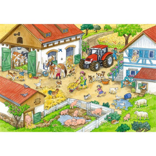 Puzzle Fröhliches Bauernleben 2x24 Teile
