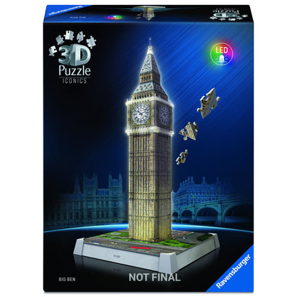 Ravensburger Iconics 3D Rätsel Big Ben Mit Licht