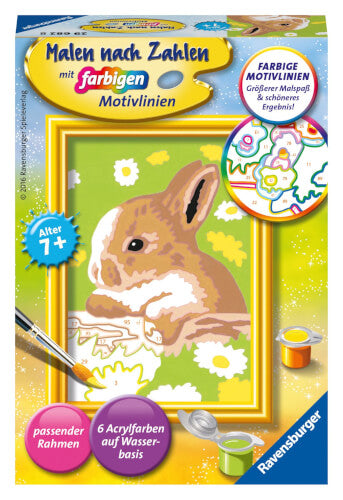 Ravensburger Malen nach Zahlen Häschen Flecki 85x120mm
