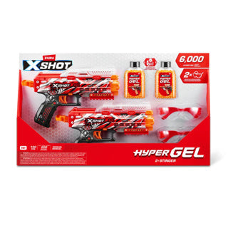 X-Shot Hyper Gel Pistole Set 2 Personen