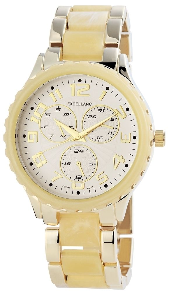 Excellanc Damenuhr mit Metallarmband