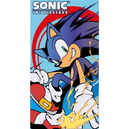 Sonic the Hedgehog Electric Speed Badehandtuch, Strandtuch 70x140cm