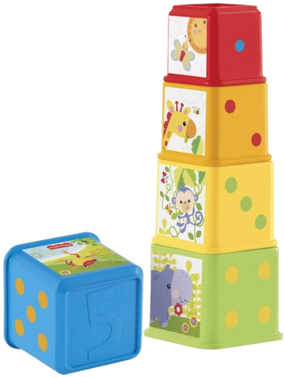 Colorful stacking cubes 