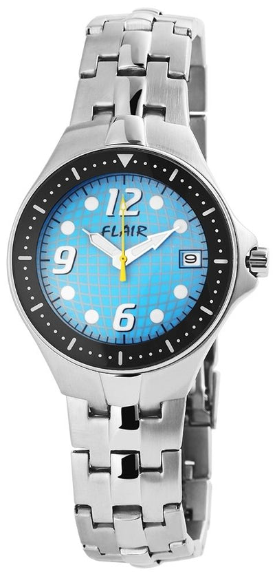 Flair Herrenuhr mit Edelstahlarmband