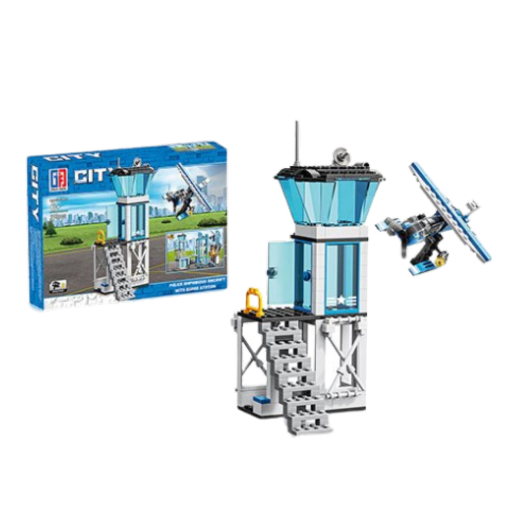 Bausteine Polizeistation Gebäude