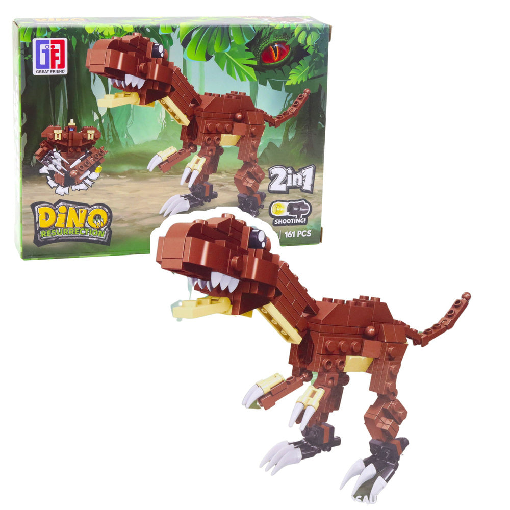 Bausteine Set Dinosaurier Roboter 2in1