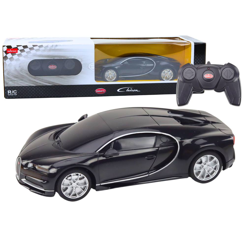 Ferngesteuertes Auto Bugatti Veyron Chiron 1:24 Schwarz