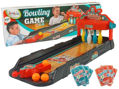 Mini-Kegelbahn Bowling Card Launcher