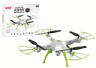 RC-Drohne X5HW Weiß und Grün