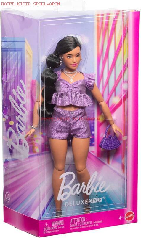 Barbie Deluxe Style Doll Purple Shorts